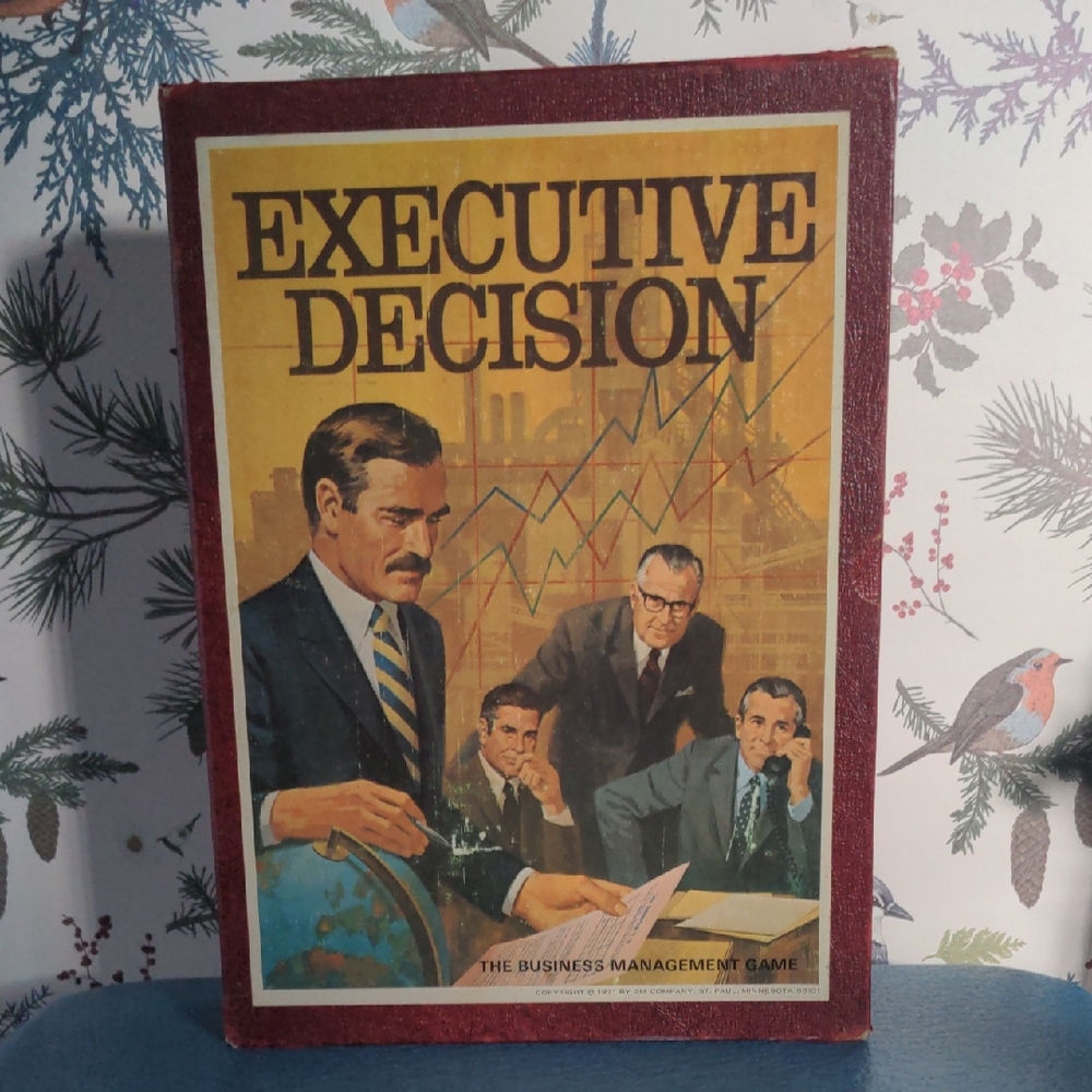 Vintage Executive Decision Board Game